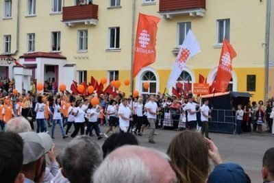 Фотоотчет с показа моделей в честь празднования Дня Независимости Республики Беларусь. 