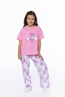 Пижама для дев.(фуфайка+брюки пиж.)