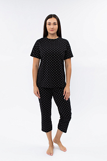 Пижама жен.(футболка,брюки пиж.укор.)