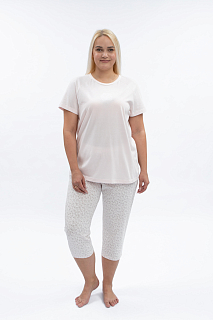 Пижама жен.(футболка,брюки пиж.укор.)